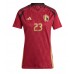 Belgium Arthur Vermeeren #23 Replica Home Shirt Ladies Euro 2024 Short Sleeve